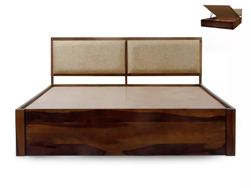 Vesta King Bed with Hydraulic Storage